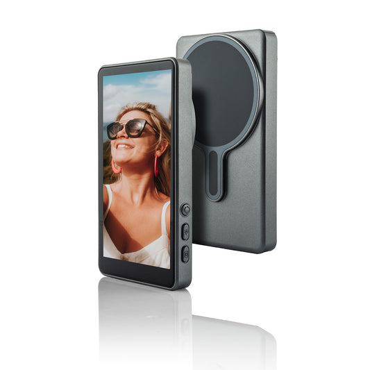 MOJOGEAR VS2 Selfie Vlog Monitor for iPhone and Android - Gray