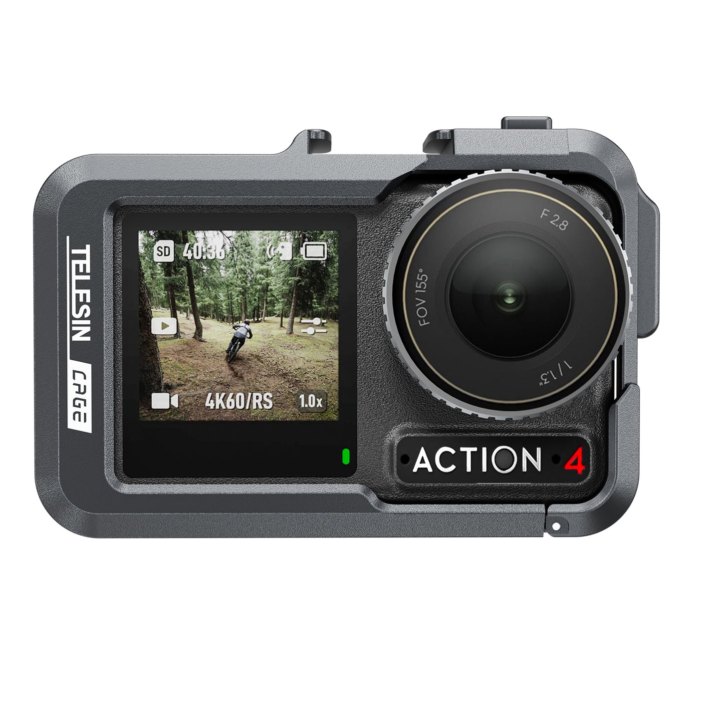 Telesin Metalen cage voor DJI Osmo Action 3/4 - GoPro Cases & behuizingen