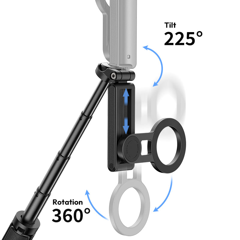 Ulanzi JJ03 Pocket selfiestick statief magnetisch met remote - Statieven en toebehoren