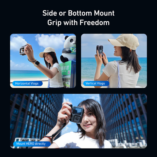 Telesin StreetGrip Kit voor GoPro 9/10/11/12/13 met cage - GoPro Cases & behuizingen