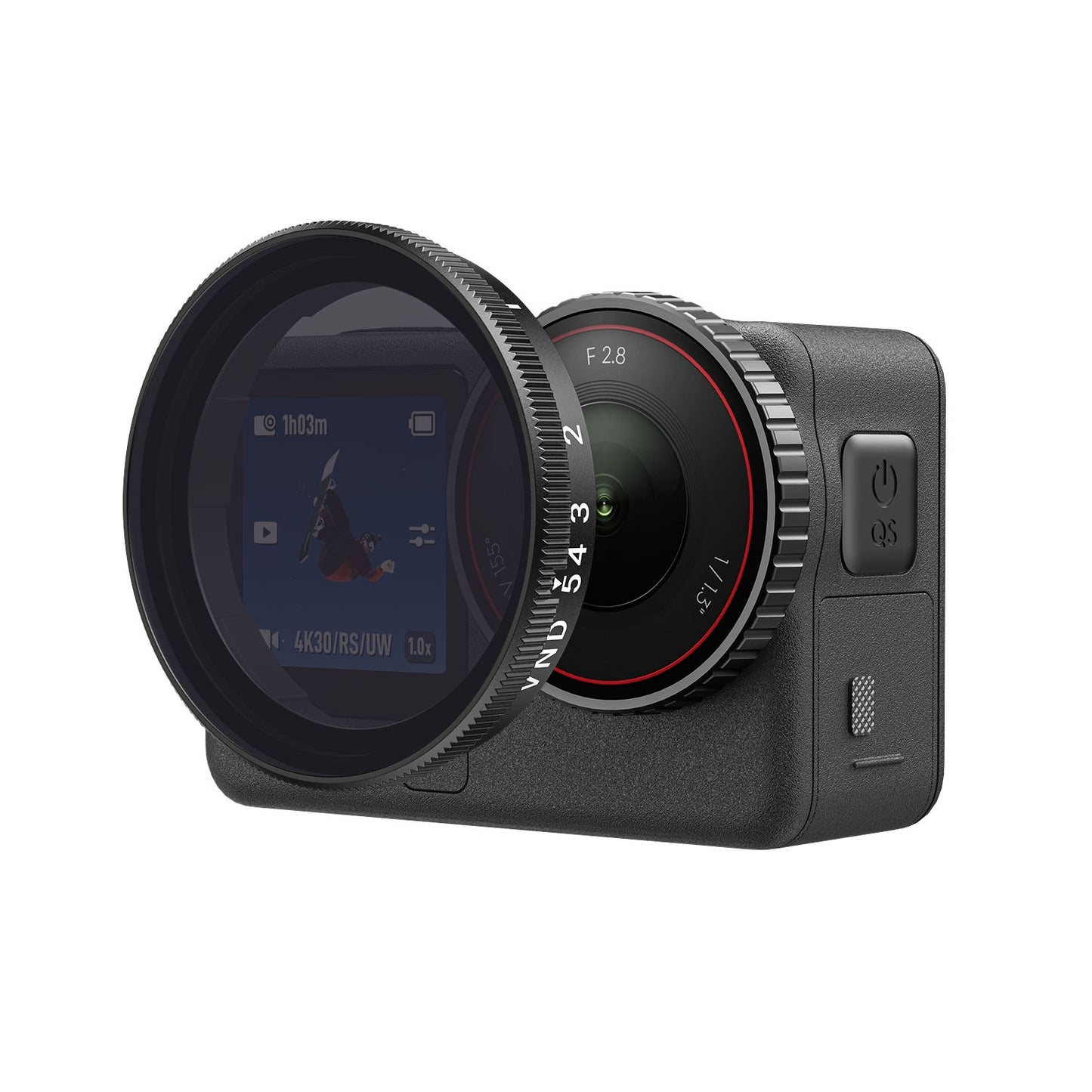 Telesin Kit de filtres pour DJI Osmo Action 6 - CPL + UV + VND