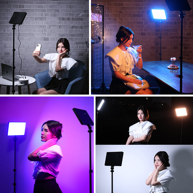 Ulanzi LT003 10 inch LED-videolamp RGB 15W - Cameralampen