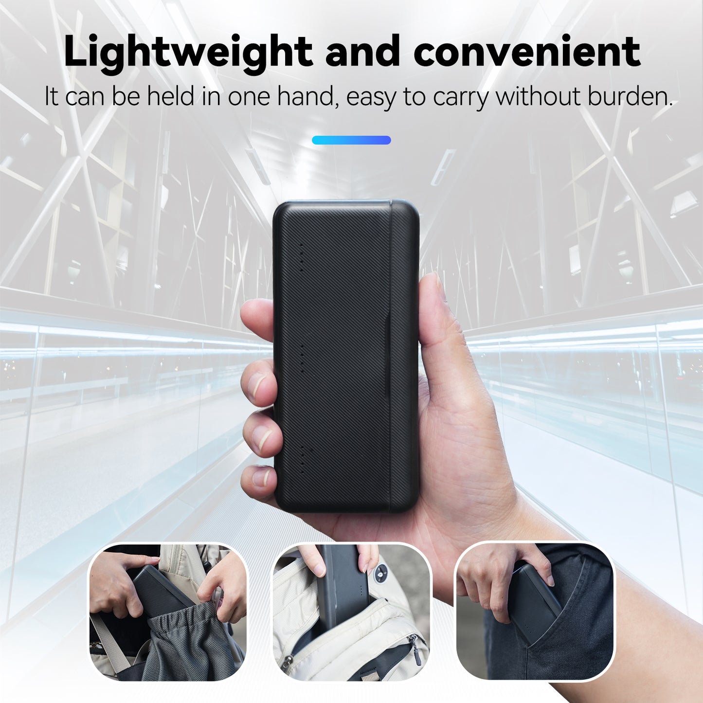 Telesin Pocket Oplaadbox voor DJI Osmo Action 5/4/3 (3 slots) -