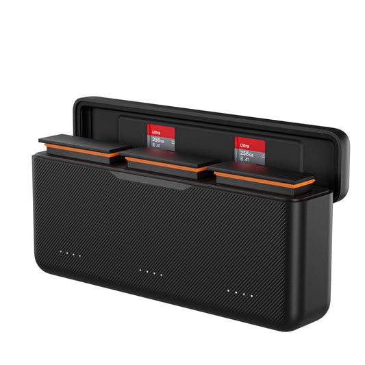 Telesin Pocket Oplaadbox voor DJI Osmo Action 5/4/3 (3 slots) -