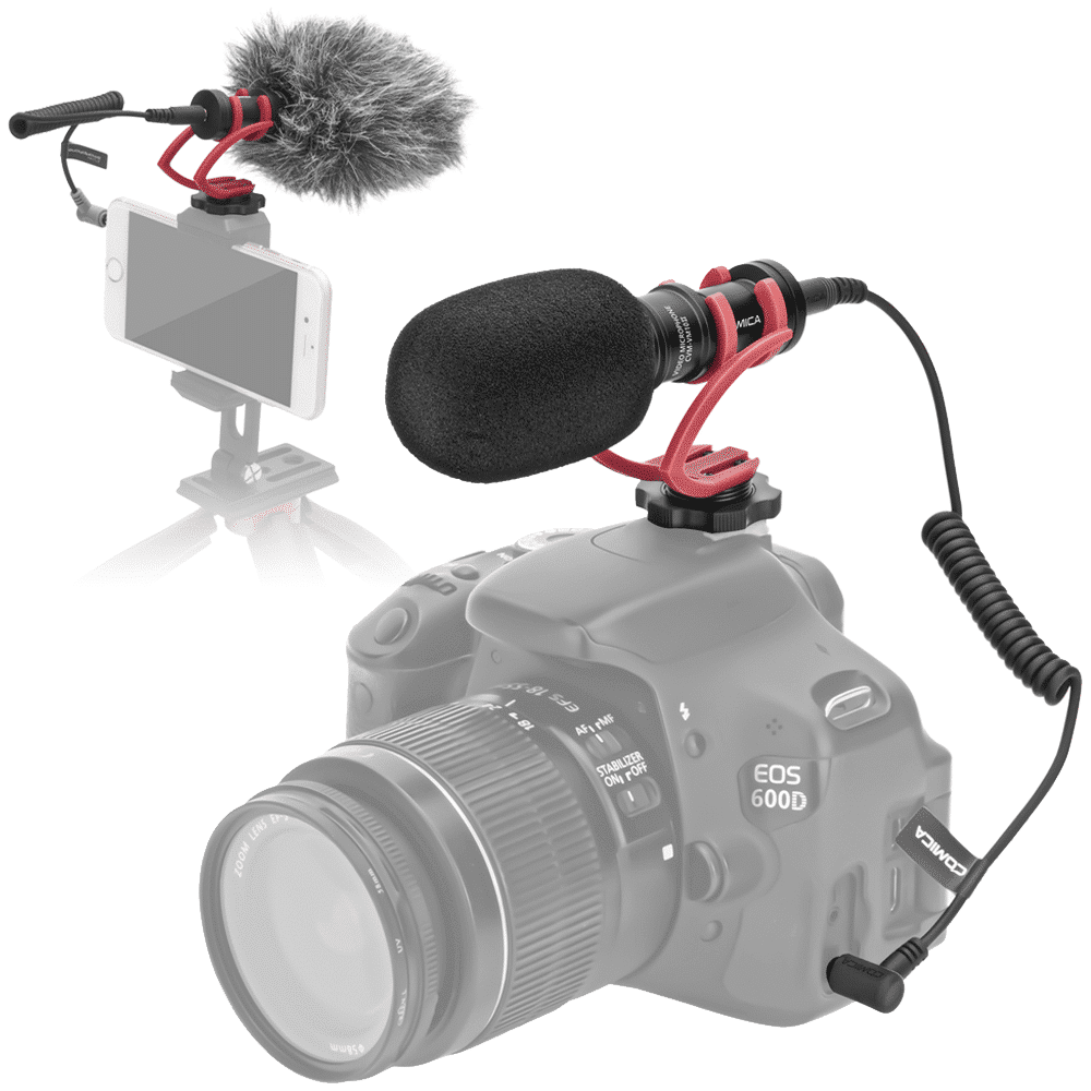 Comica CVM-VM10II richtmicrofoon voor smartphone en camera - Richtmicrofoons