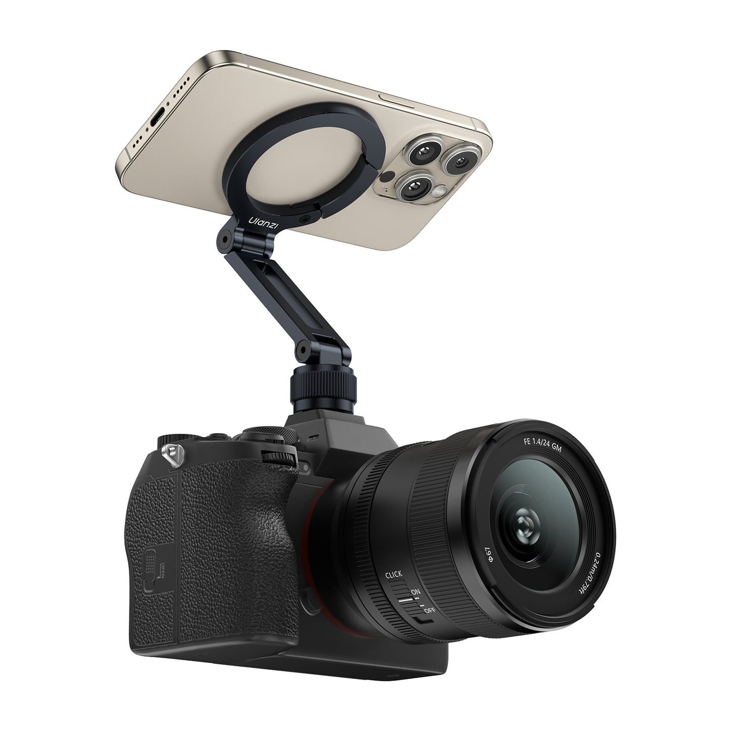 Ulanzi MA07 MagLock telefoonhouder voor statief & Cold Shoe - Telefoon en Tablethouders