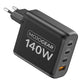 MOJOGEAR CHARGE+ 140 Watt oplader met USB-C naar USB-C kabel 3 meter - Opladers