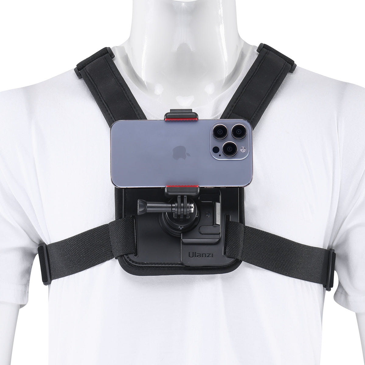 Ulanzi Go-Quick II Chest Mount voor action cam en smartphone - GoPro Mounts