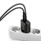 MOJOGEAR CHARGE+ 65W snellader met USB-C naar USB-C kabel 3 meter - Opladers
