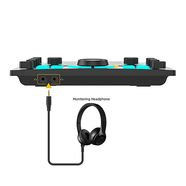 7RYMS 7CasterSE3 voor Podcast, Streaming, Gaming en Muziek - Met 2x XLR - Microfoonaccessoires