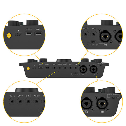7RYMS 7CasterSE3 voor Podcast, Streaming, Gaming en Muziek - Met 2x XLR - Microfoonaccessoires