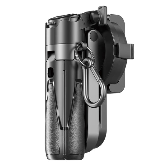 MOJOGEAR TS2 6-in-1 Mini Selfiestick Statief & Grip voor telefoon Magnetisch - Zwart - Statieven en toebehoren