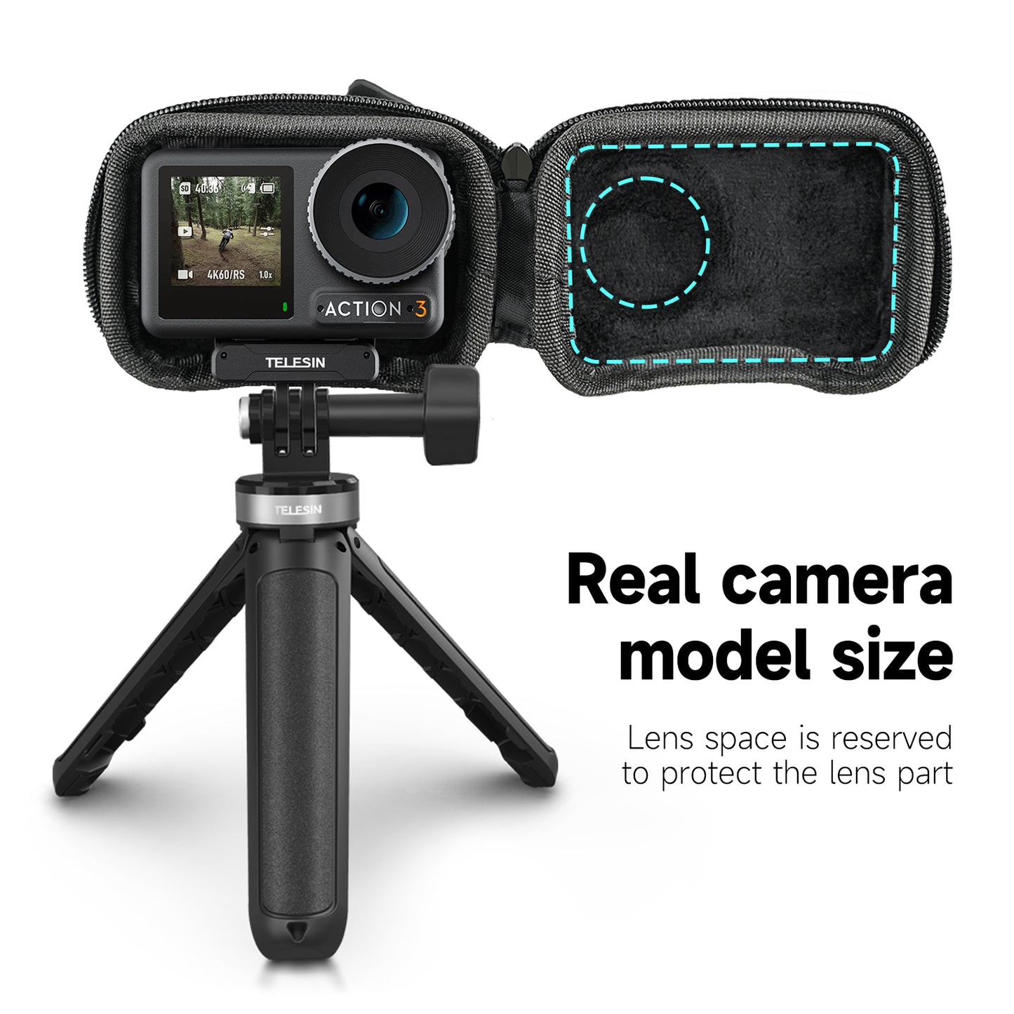 Telesin opberghoes voor DJI Osmo Action 3/ Osmo Action 4/ Osmo Action 5 - GoPro Cases & behuizingen