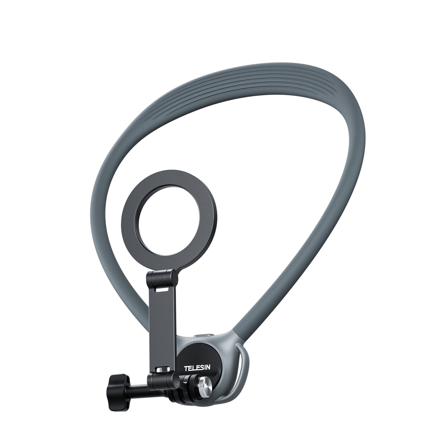 Telesin Neck Mount 360º Combo - GoPro & Smartphone - Grijs -