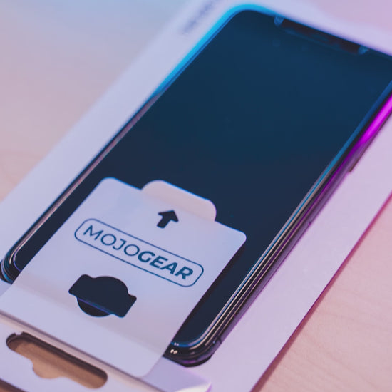 MOJOGEAR Screenprotector met Montageframe voor iPhone - Extra sterk beschermglas