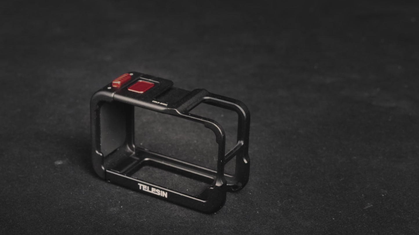 Poignée et cage Telesin pour la photographie de rue avec DJI Osmo Action 3/4/5