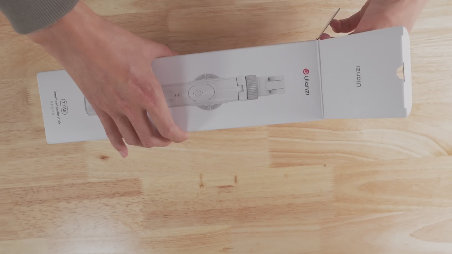 Ulanzi TT88 Overhead smartphone selfiestick - Wit