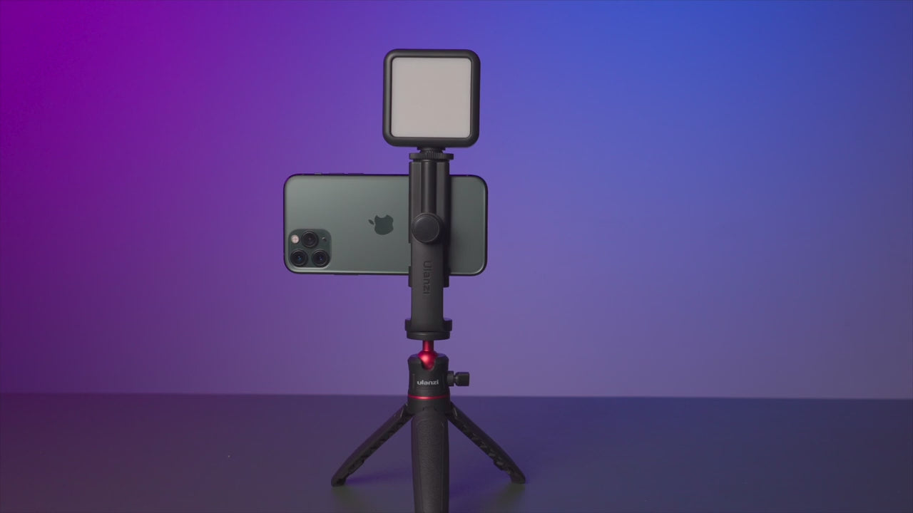 Ulanzi ST-17 360º Draaibare Telefoonhouder voor statief met Cold Shoe Mount