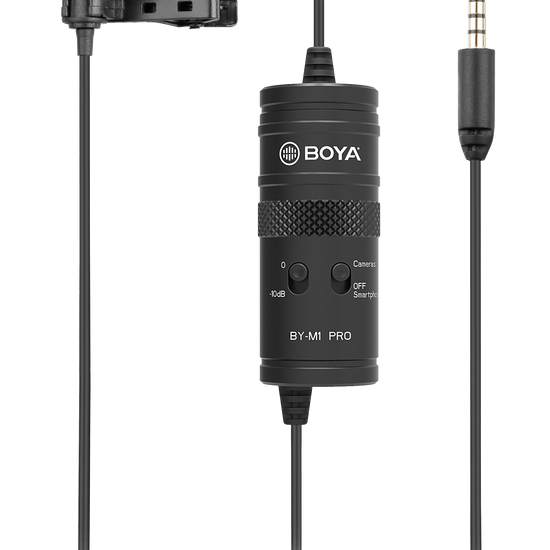 BOYA BY-M1 PRO dasspeld-microfoon voor smartphone en camera