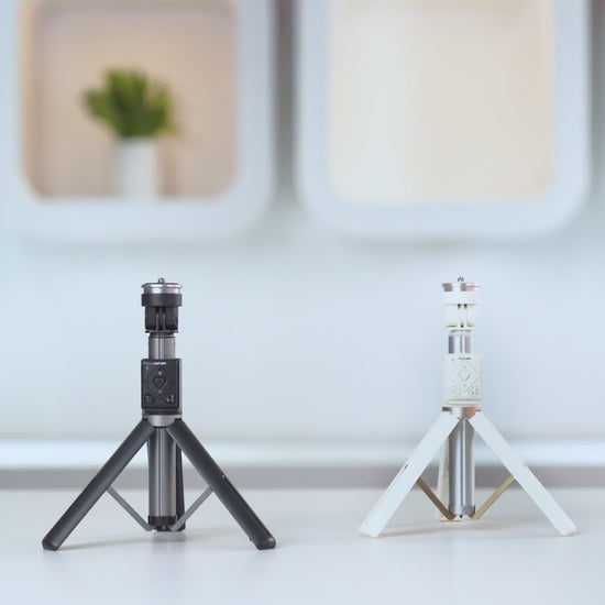 Hohem RS01 Selfiestick Statief met Gimbal Remote - Zwart/Wit