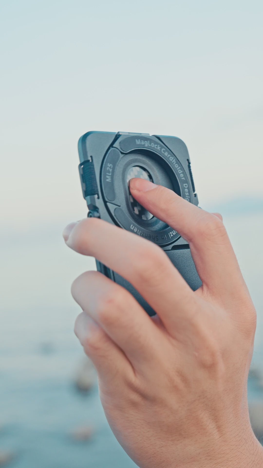 Porte-cartes et support de téléphone magnétique Ulanzi ML25 MagLock