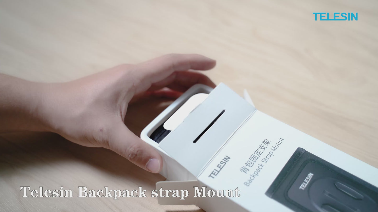 Telesin 360° rotating backpack strap mount for action cam