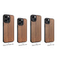 MOJOGEAR 17mm lens case voor iPhone 13 en 14 - Echt Hout - Beschermhoezen