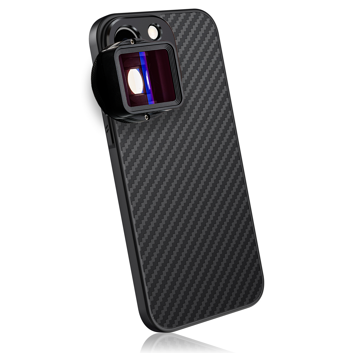 MOJOGEAR 17mm lens case voor iPhone 15 - Carbon - Overige producten