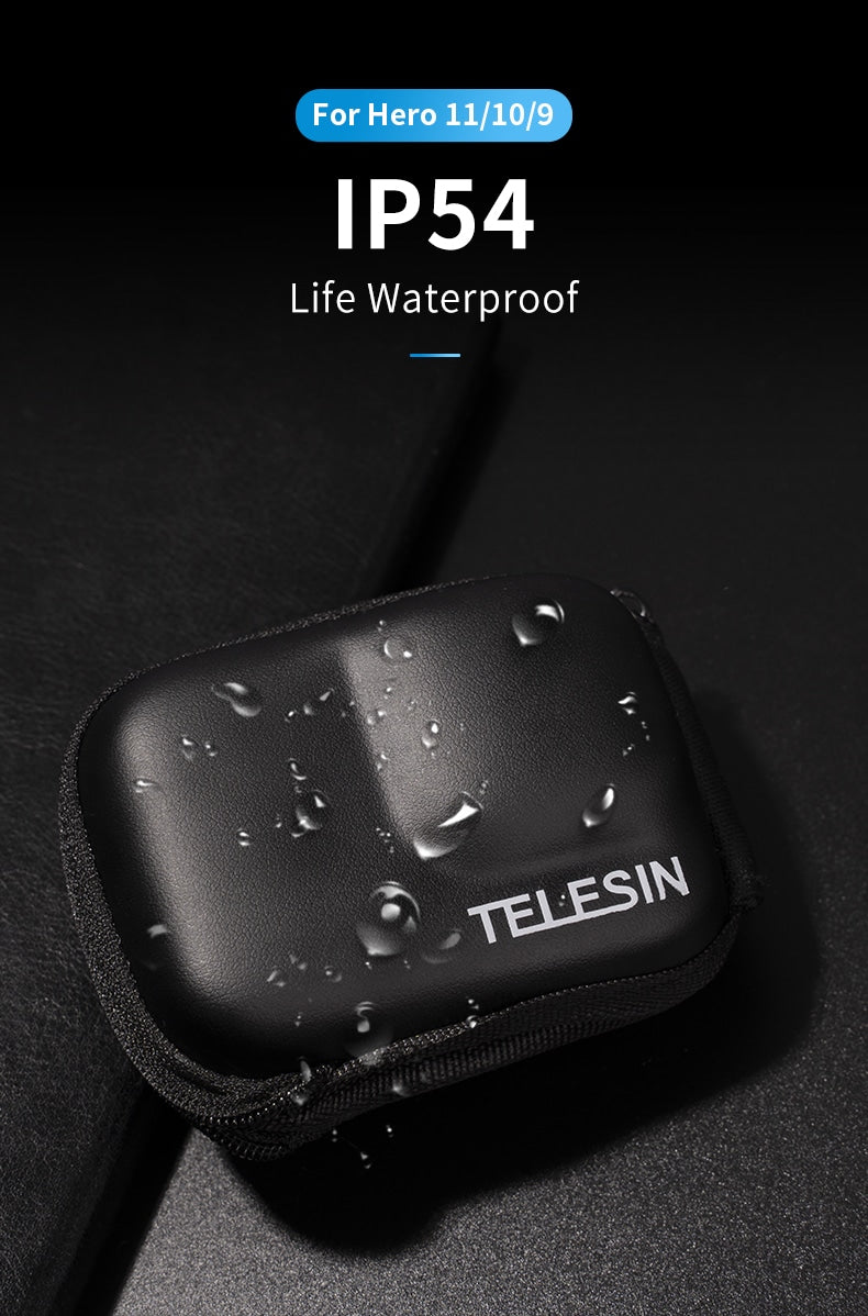 Telesin Opberghoes voor GoPro 9 / GoPro 10 / GoPro 11 / GoPro 12 - Zwart/Grijs - GoPro Cases & behuizingen