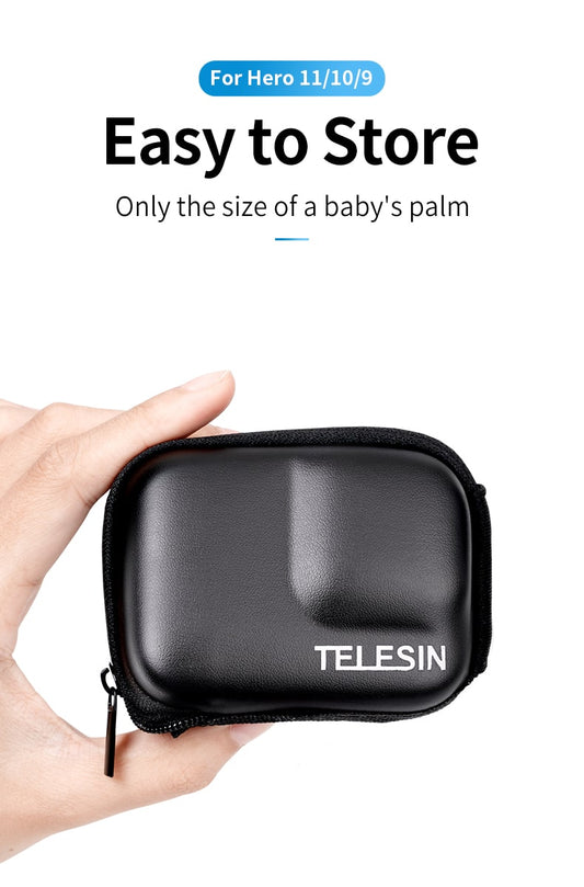 Telesin Opberghoes voor GoPro 9 / GoPro 10 / GoPro 11 / GoPro 12 - Zwart/Grijs - GoPro Cases & behuizingen